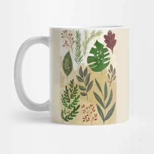 Leaf illustration Mug